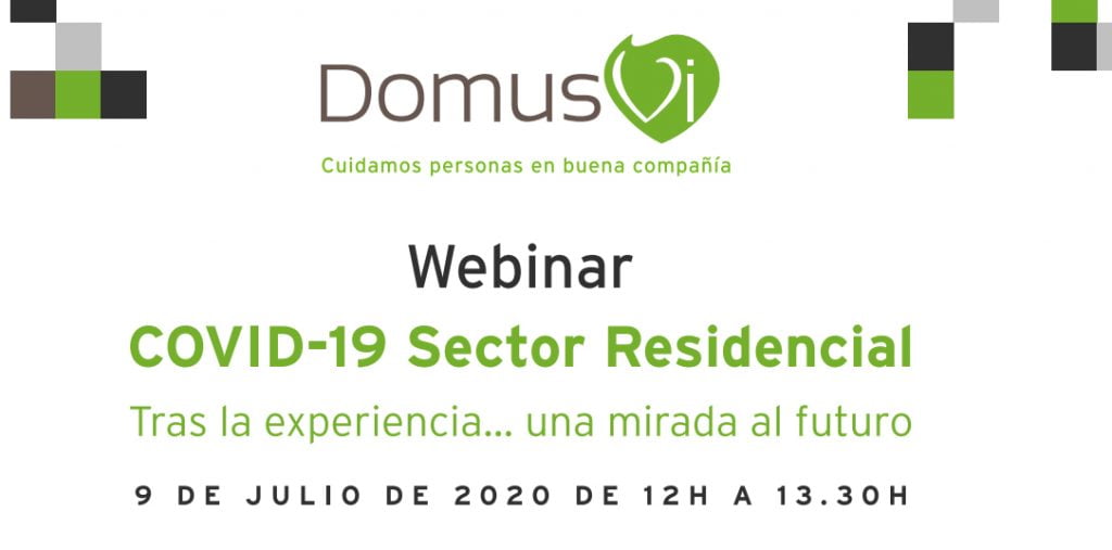 DomusVi organiza la jornada "COVID-19 Sector Residencial”