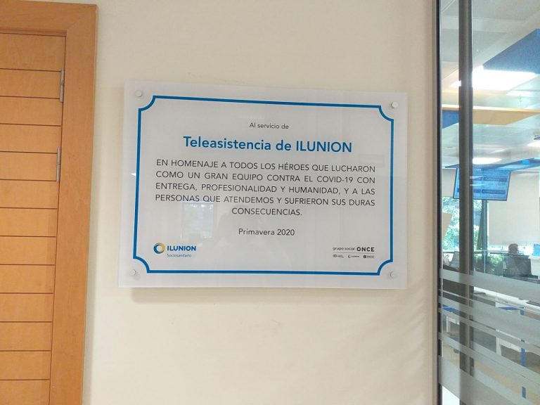 Ilunion Sociosanitario homenajea a los profesionales y usuarios afectados por el COVID 19