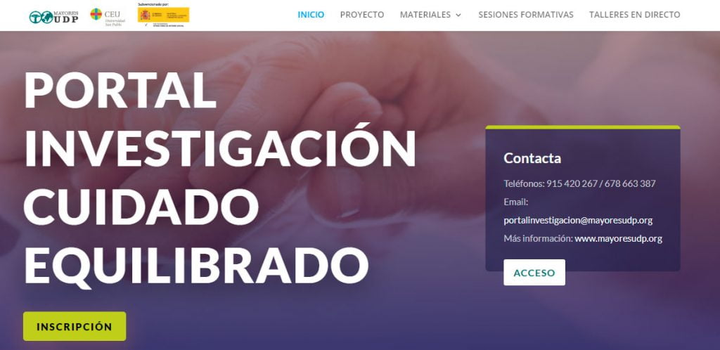 UDP lanza PICE, un espacio para la formación e investigación dirigido a los profesionales sociosanitarios