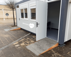 DomusVi habilita m&oacute;dulos exteriores para que los familiares puedan realizar visitas