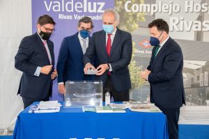 Colocada la primera piedra del complejo hospitalario y sociosanitario de Rivas Vaciamadrid