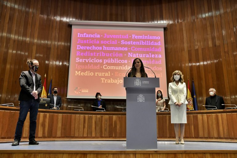 Ione Belarra toma posesión como Ministra de Derechos Sociales y Agenda 2030