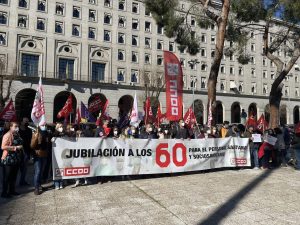 CCOO pide rebajar la edad de jubilaci&oacute;n a los 60 a&ntilde;os a los profesionales sanitarios y sociosanitarios