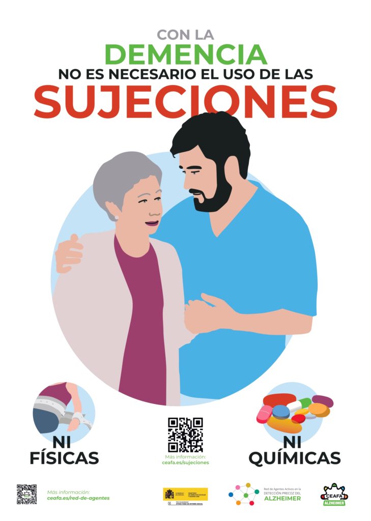 Sujeciones físicas y químicas en personas con Alzheimer y otras demencias