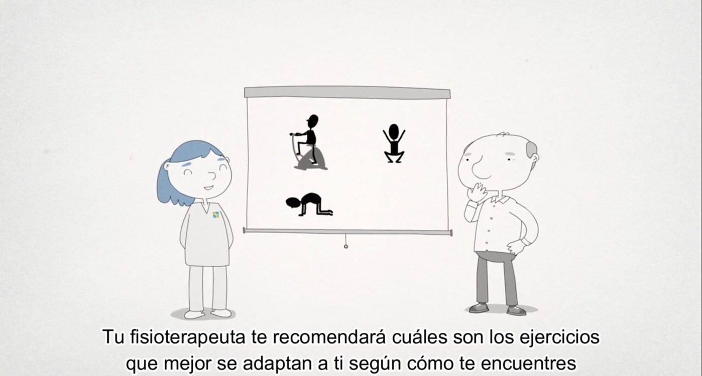 Videoconsejo sobre fragilidad en las personas mayores.