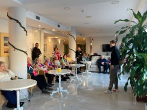 Talleres de reminiscencia Ballesol y el Atl&eacute;tico de Madrid.