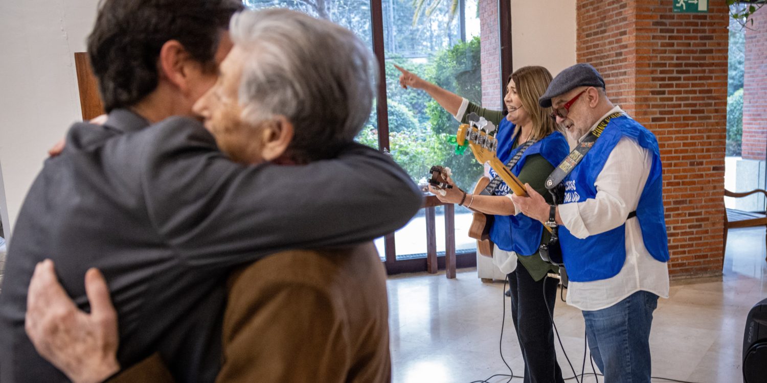 Ballesol y Fundación Músicos por la Salud. Microconciertos para mejorar la salud de las personas mayores. Foto: Ana Palacios.