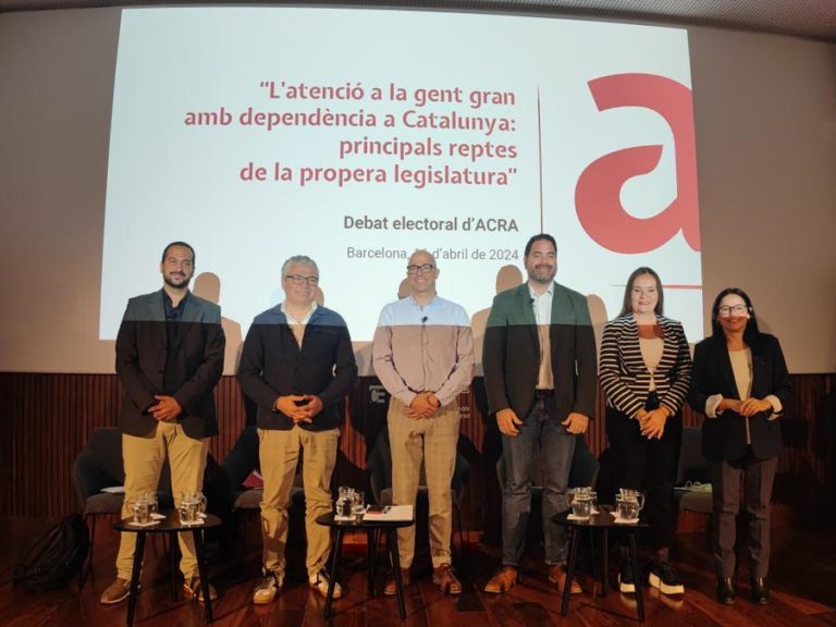 ACRA. Cataluña. Dependencia y personas mayores.