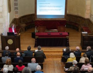 La doctora Oreja-Guevara. Real Academia de Historia y Arte de San Quirce y la Fundaci&oacute;n Lilly.