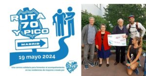 Amavir Puente de Vallecas (Madrid). Carrera solidaria &laquo;Ruta 70 y pico&raquo;, por el acompa&ntilde;amiento a personas mayores en residencias.