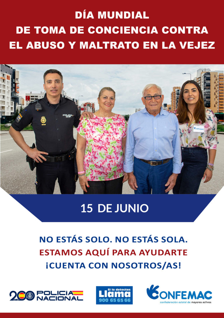 CONFEMAC y Policía Nacional. “Día Mundial de Toma de Conciencia del Abuso y Maltrato en la Vejez”.