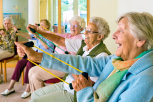 Ejercicio físico personas mayores.