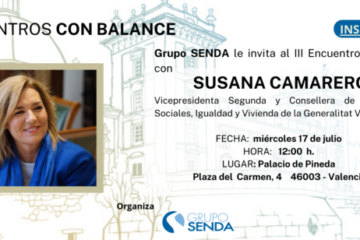 Susana Camarero, vicepresidenta segunda y consejera de Servicios Sociales, Igualdad y Vivienda de la Comunitat Valenciana. III Encuentro con BALANCE.