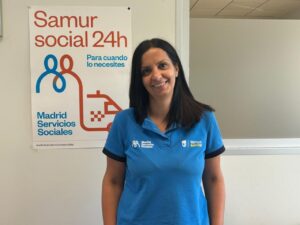 Mar L&oacute;pez, jefa de Unidad de SAMUR Social, atenci&oacute;n a emergencias.