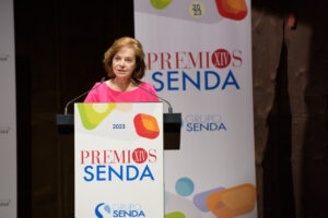 Matilde Pelegr&iacute;, directora de Grupo SENDA en los XIV Premios SENDA.