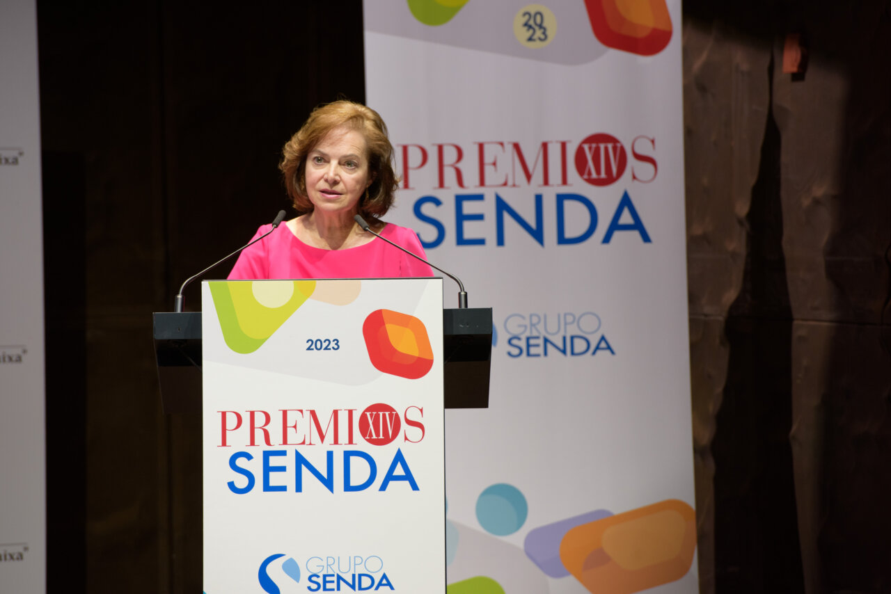 Matilde Pelegrí, directora de Grupo SENDA en los XIV Premios SENDA.