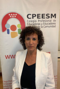 M.ª Isabel Rodríguez Carmuega

Presidenta del Colegio Profesional de Educadores y Educadoras Sociales de la Comunidad de Madrid (CPEESM).