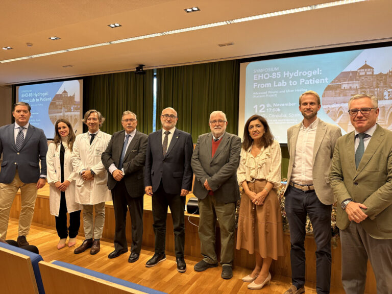 Instituto Maimónides de Investigación Biomédica de Córdoba (IMIBIC), el Hospital Reina Sofía y la Universidad de Córdoba. Hidrogel, para tratar úlceras y heridas.