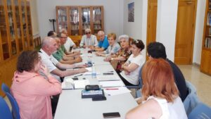 Reunión Consejo de Mayores del Centro de Mayores de Alcázar de San Juan.