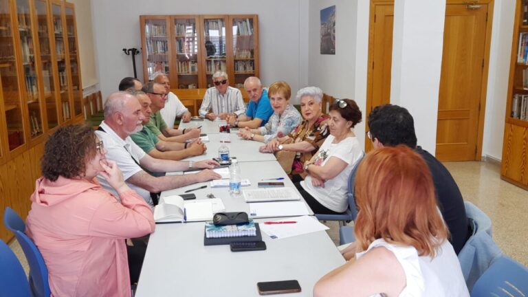 Reunión Consejo de Mayores del Centro de Mayores de Alcázar de San Juan.