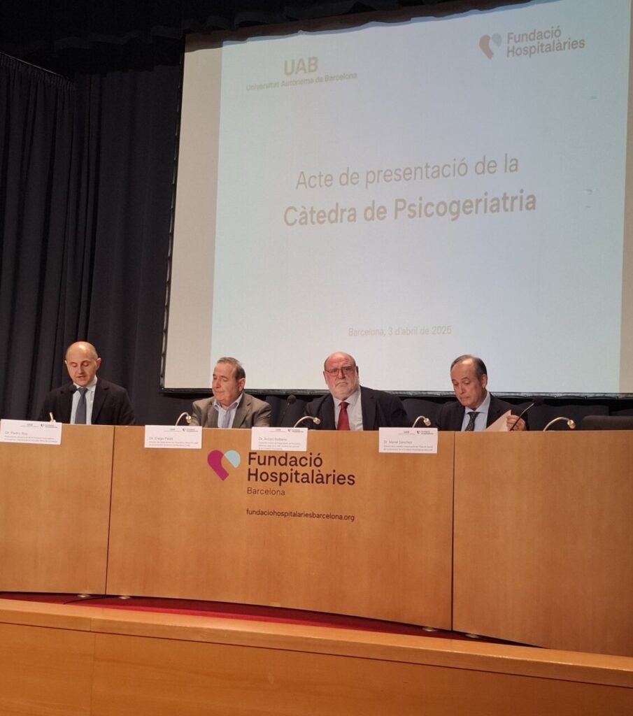 La Cátedra de Psicogeriatría UAB-Fundació Hospitalàries aborda la salud mental de los mayores.