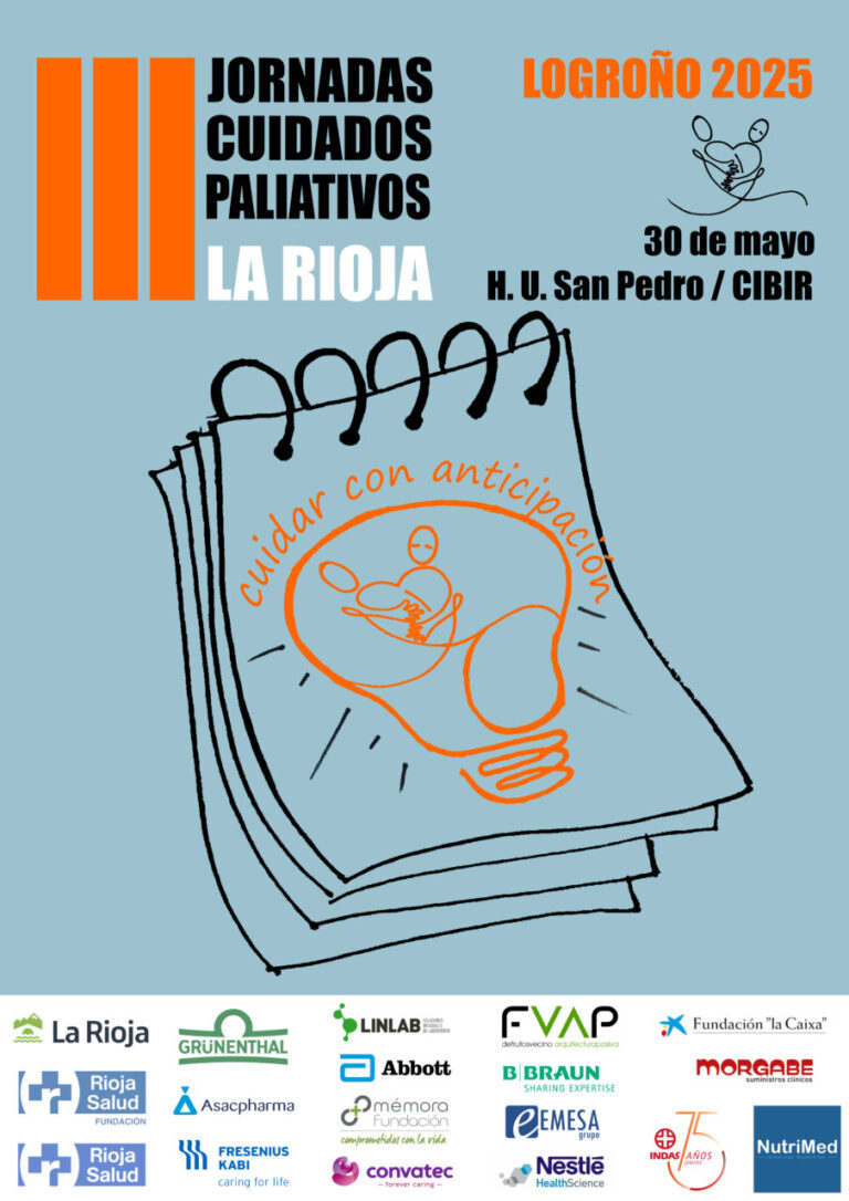 La Rioja organiza las III Jornadas de Cuidados Paliativos.