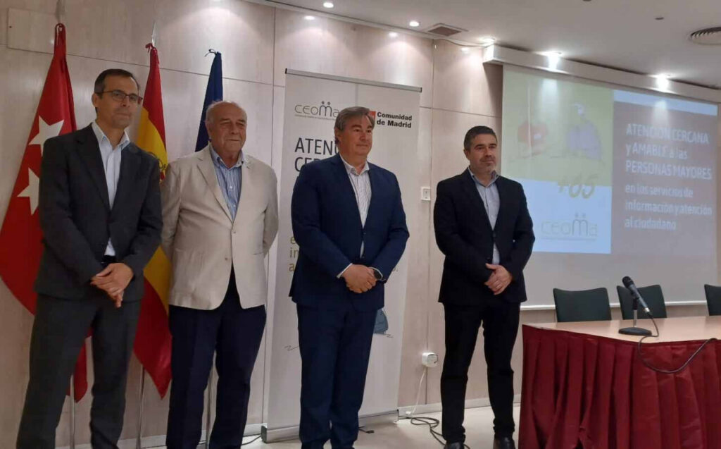 La Comunidad de Madrid y CEOMA organizan una jornada para mejorar la atención a los mayores.