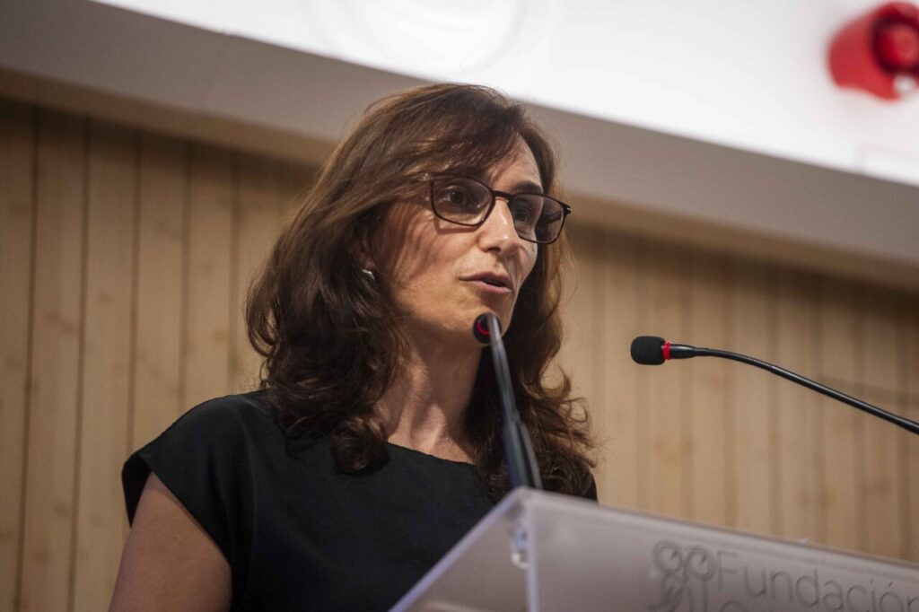 La ministra de Sanidad, Mónica García, El Gobierno invierte 68 millones de euros en el impulso de la salud bucodental.