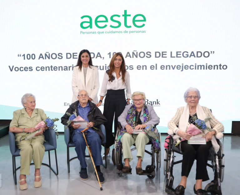 AESTE presenta el informe “Perfil de las personas centenarias en residencias”.