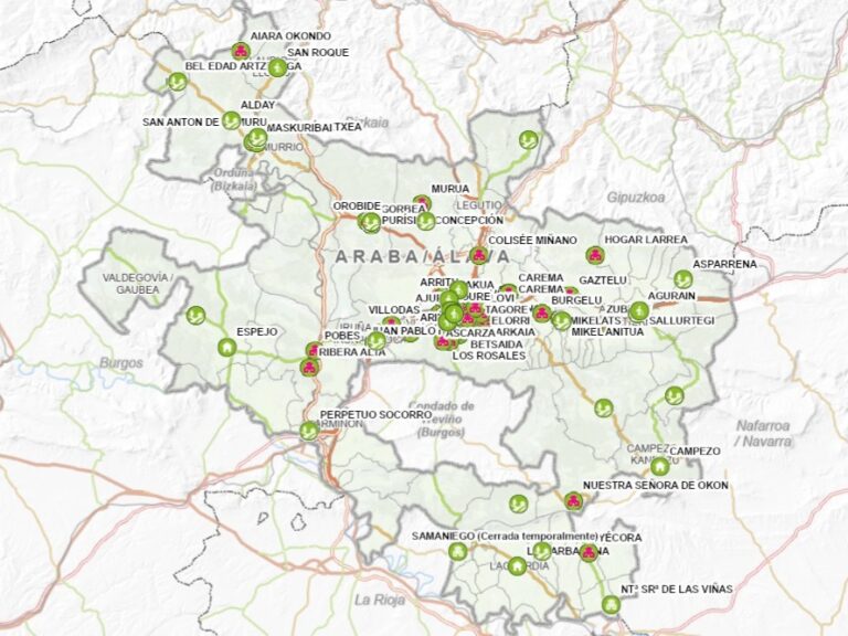Nueva actualización del catálogo de residencias de Álava.