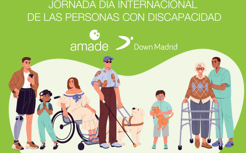 AMADE y Fundación Down Madrid celebran la jornada “Celebrando la diversidad. La inclusión es tarea de todos: trabajando juntos”.
