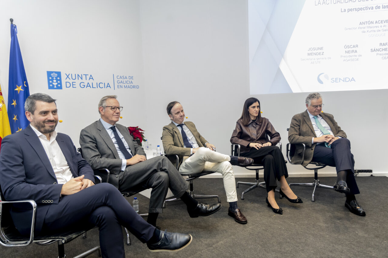 Participantes en la jornada sobre atención residencial en Galicia