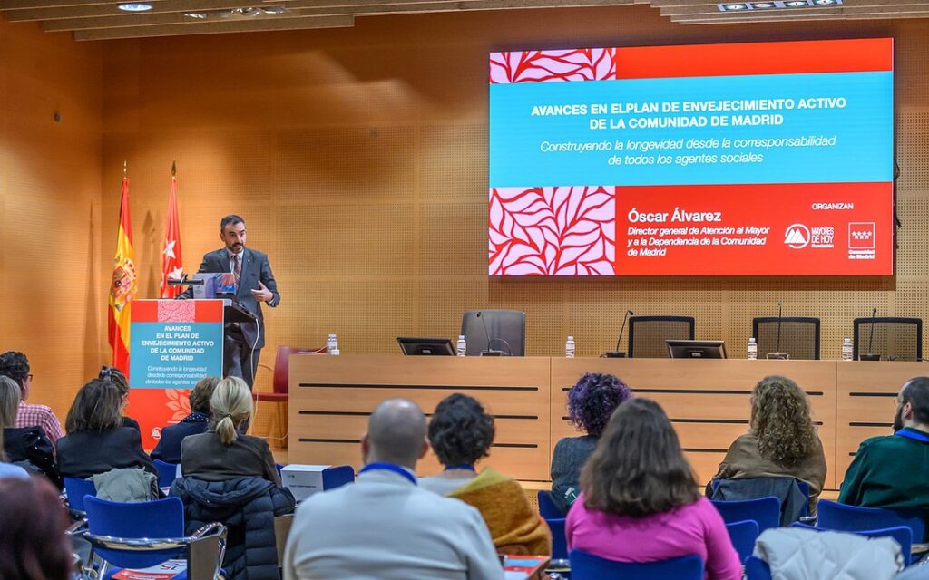 El director general de Atención al Mayor y a la Dependencia de la Comunidad de Madrid, Óscar Álvarez.