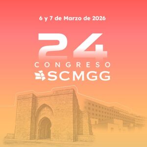 Logo del 24 Congreso SCMGG con fondo colorido