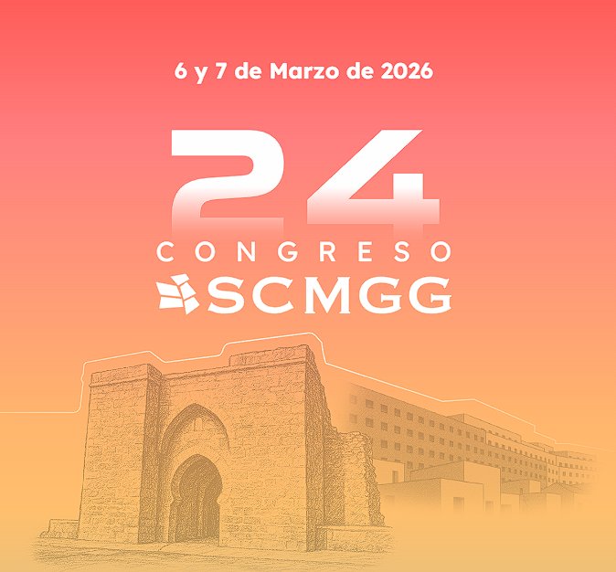Logo del 24 Congreso SCMGG con fondo colorido