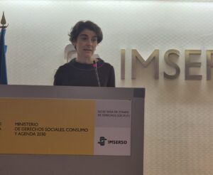 Rosa Mart&iacute;nez, secretaria de Estado de Derechos Sociales.