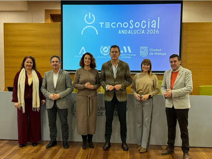Presentaci&oacute;n del foro Tecnosocial Andaluc&iacute;a 2026 en la Universidad de M&aacute;laga