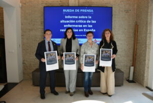 Rueda de prensa sobre la situaci&oacute;n de enfermeras en residencias en Espa&ntilde;a