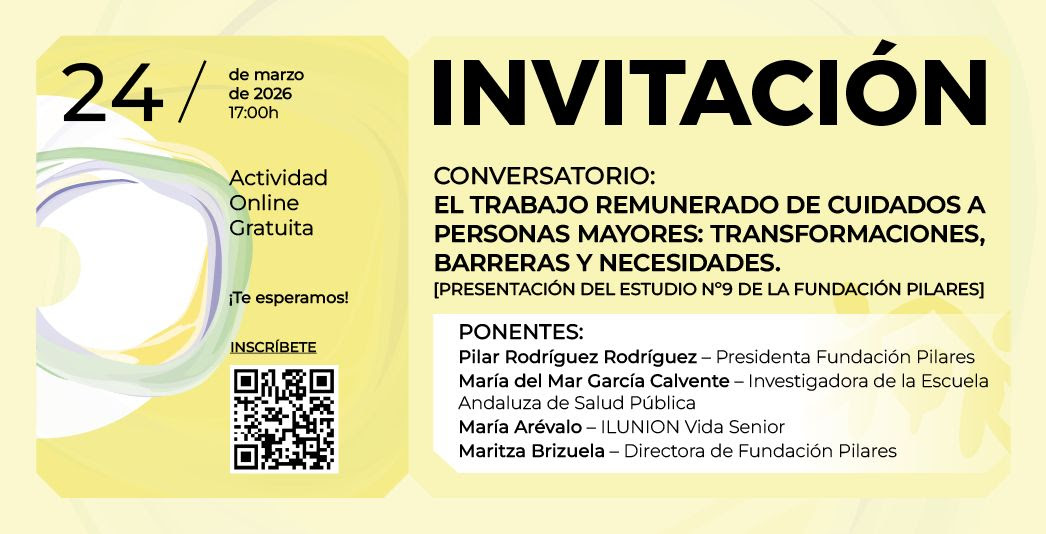 Conversatorio "El trabajo remunerado de cuidados a personas mayores en el hogar: transformaciones, barreras y necesidades"