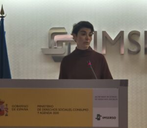 Rosa Martínez, secretaria de Estado de Derechos Sociales.