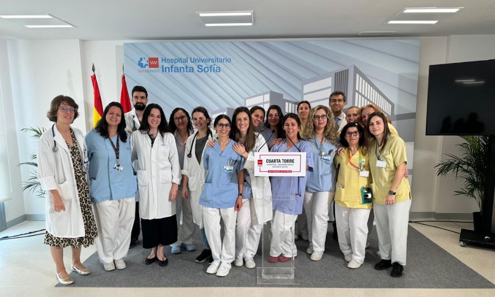 Equipo m&eacute;dico de la Unidad de fragilidad del Hospital Universitario Infanta Sof&iacute;a
de San Sebasti&aacute;n de los Reyes, en Madrid.
