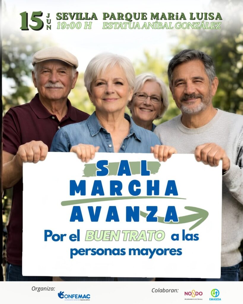 CONFEMAC convoca la II Marcha por el Buen Trato a las Personas Mayores.