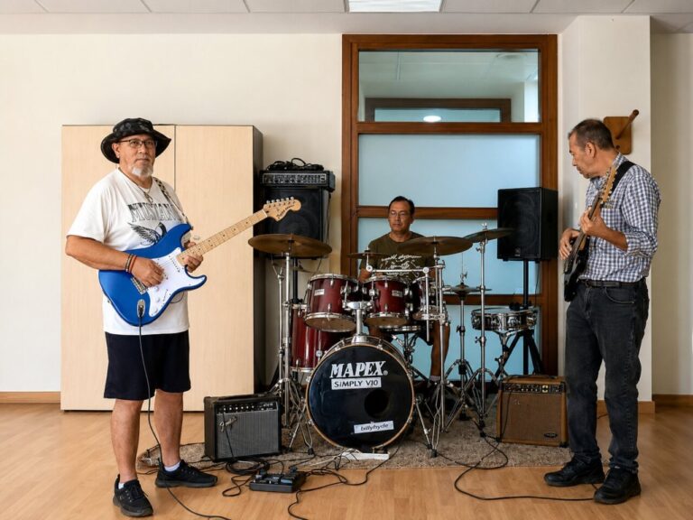 Nace una banda de rock en una residencia de M&aacute;laga para impulsar la convivencia y el envejecimiento activo a trav&eacute;s de la m&uacute;sica.