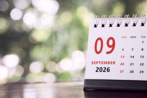 Septiembre, un mes siempre especial.